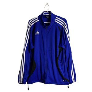 Adidas Men’s Retro Original Stripe Blue Full Zip Track Jacket